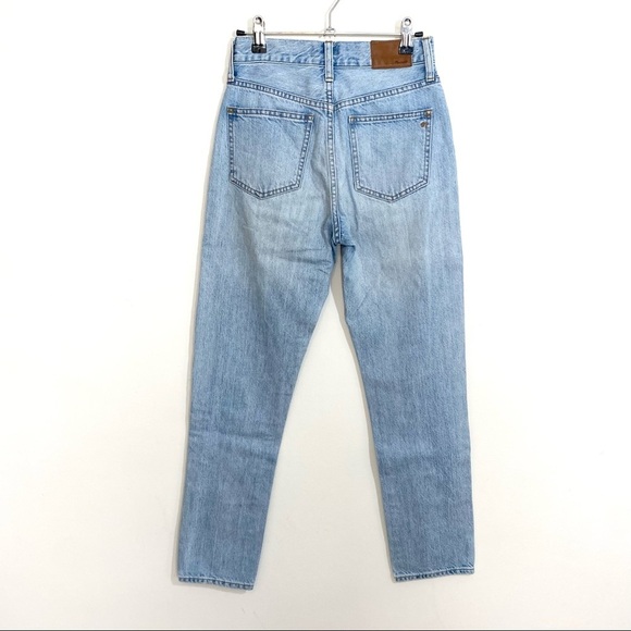 Madewell The Perfect Summer Jean Fitzgerald Wash 24 Mom Boyfriend High Waisted - Picture 2 of 7